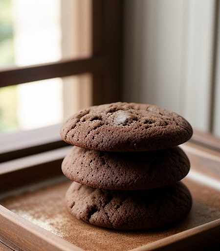 Chocolate Baseball Cookies recipe image