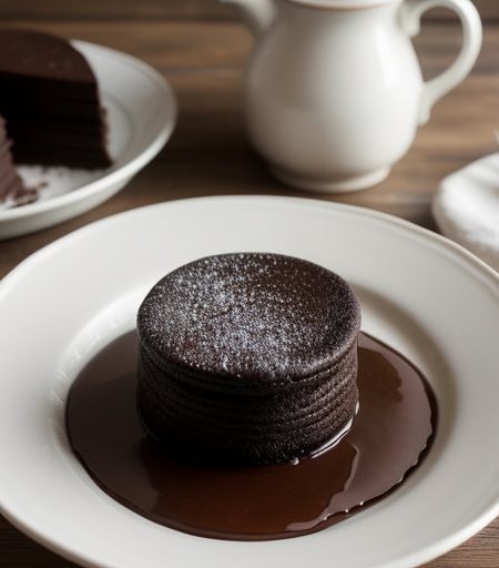 Chocolate Blintzes recipe image