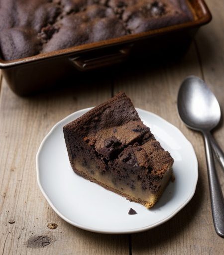 Chocolate Bread Pudding Lowfat recipe image