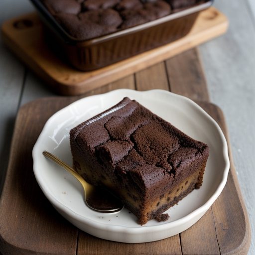 Chocolate Bread Pudding With Cinnamon Creme A recipe image