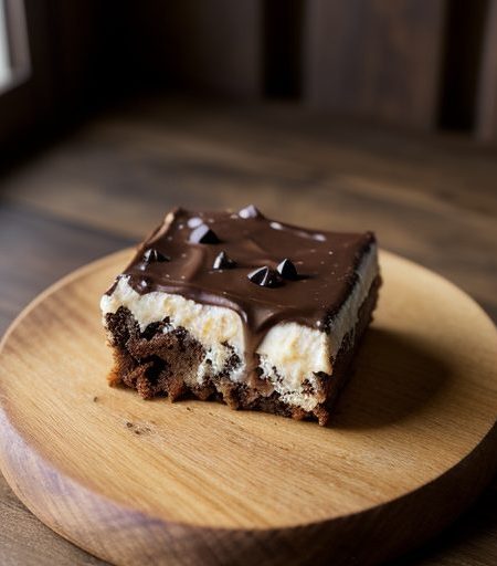 Chocolate Bread Pudding With Spiced Cream recipe image