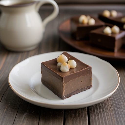 Chocolate Butterscotch Macadamia Fudge recipe image