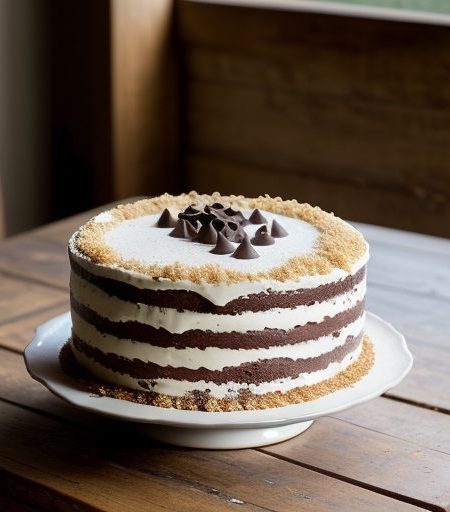 Chocolate Cafe Au Lait Cake recipe image