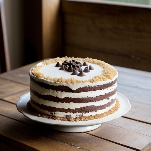 Chocolate Cafe Au Lait Cake recipe image