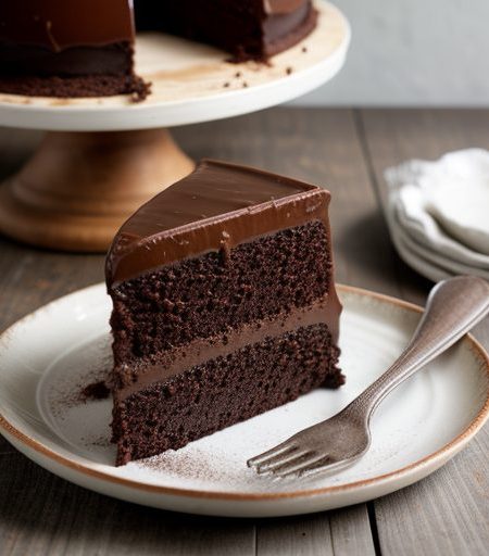 Chocolate Caramel Fudge Cake recipe image