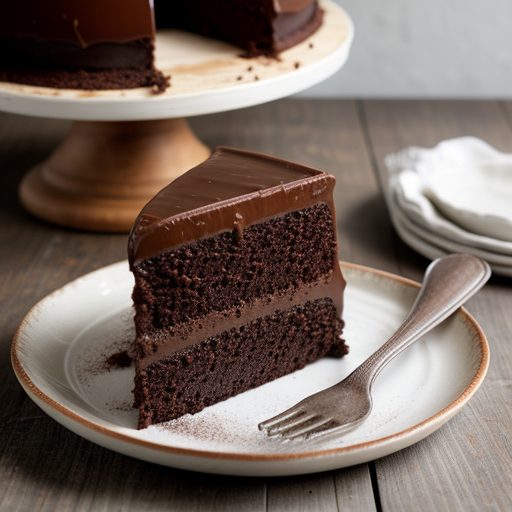 Chocolate Caramel Fudge Cake recipe image