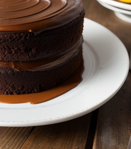 Chocolate Caramel Fudge Cake recipe image