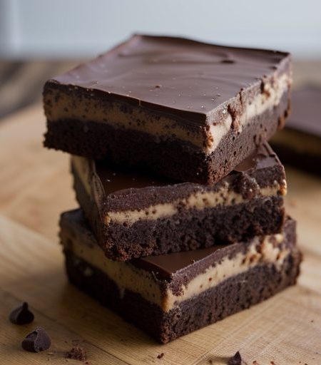 Chocolate Cheese Bars recipe image