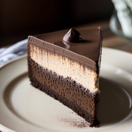 Chocolate Cheese Cake (Rice recipe image