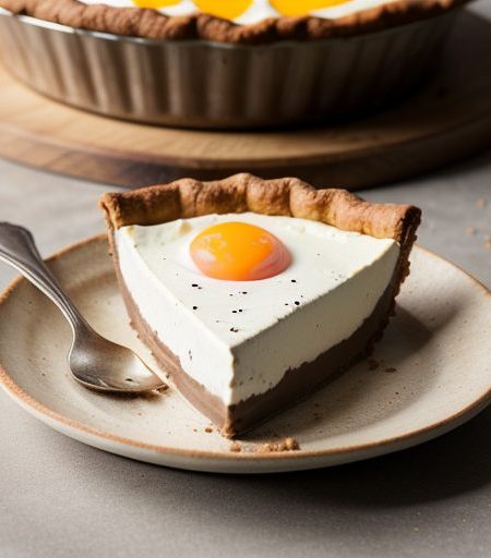 Chocolate Cheese Mousse Pie recipe image
