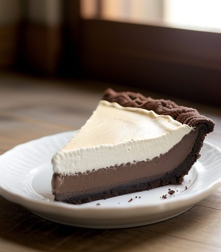 Chocolate Cheese Pie recipe image