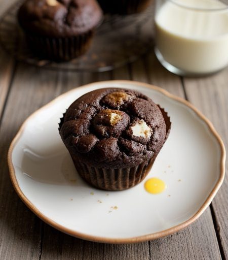 Chocolate Cheesecake Muffins recipe image