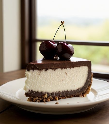 Chocolate Cherry Cheesecake #1 recipe image