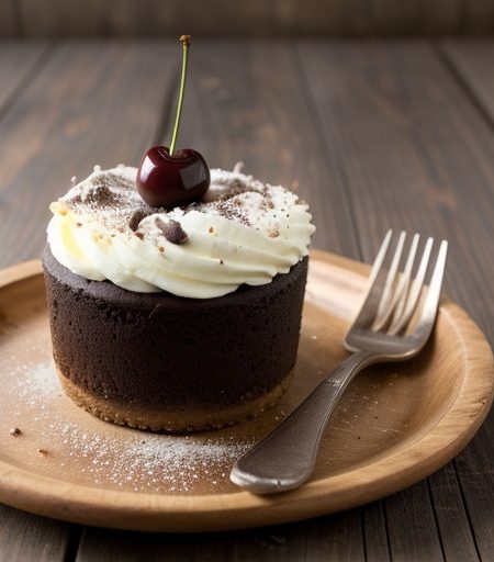 Chocolate Cherry Cheesecake recipe image