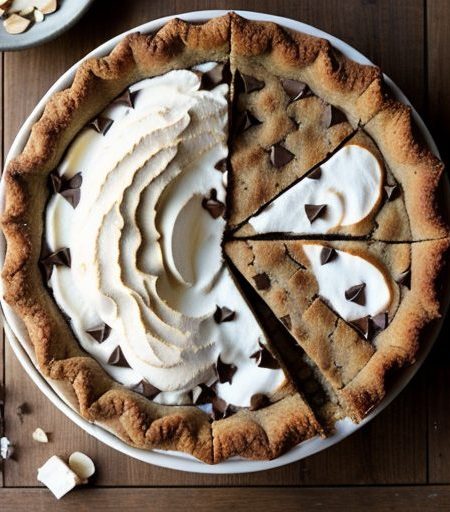 Chocolate Chip Almond Pie recipe image