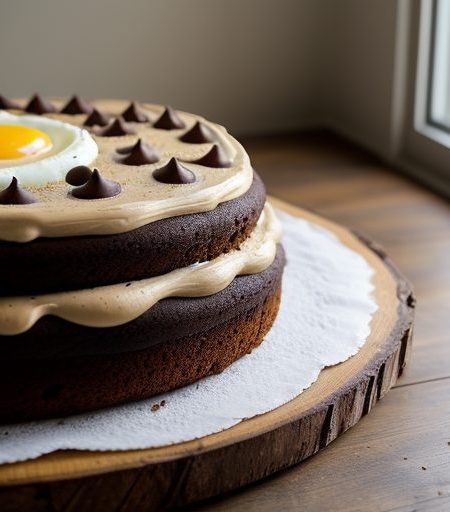Chocolate Chip Applesauce Cake recipe image