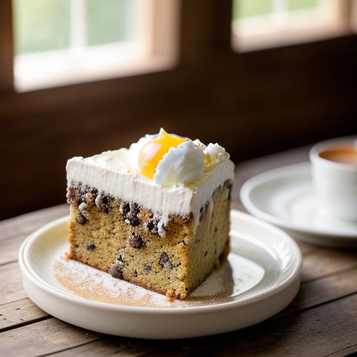 Chocolate Chip Beer and Sour Cream Cake recipe image