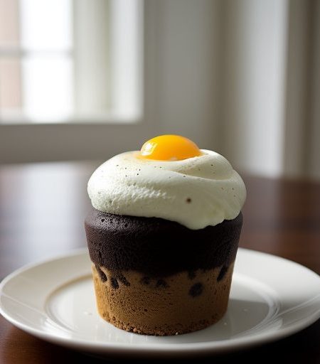 Chocolate Chip Brandy Souffle recipe image