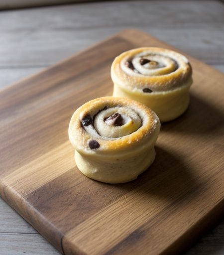 Chocolate Chip Caramel Rolls recipe image