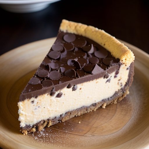 Chocolate Chip Cookie Dough Cheesecake recipe image