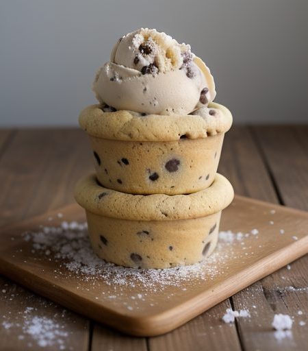 Chocolate Chip Cookie Dough Ice Cream recipe image