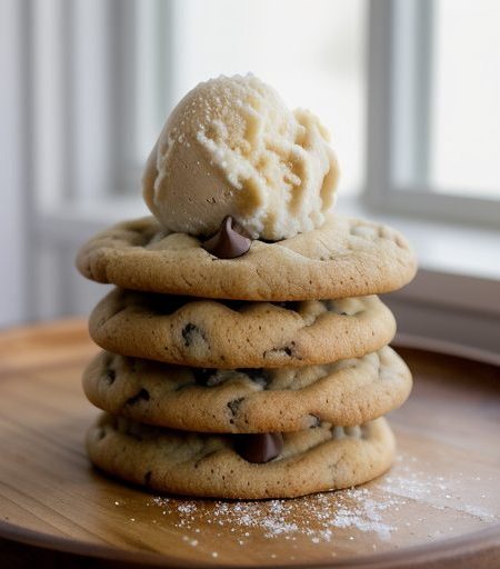 Chocolate Chip Cookie Dough Ice Cream recipe image