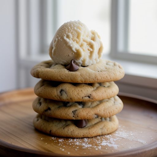 Chocolate Chip Cookie Dough Ice Cream recipe image