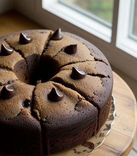 Chocolate Chip Date Nut Cake recipe image