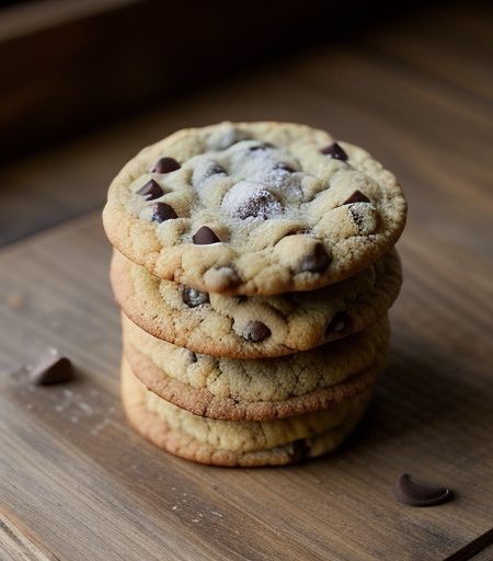 Chocolate Chip Lace Cookies recipe image