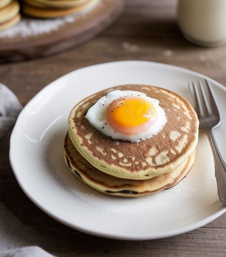Chocolate Chip Pancakes~ Use Egg Beaters. recipe image