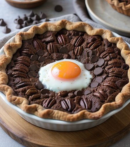 Chocolate Chip-Pecan Pie recipe image