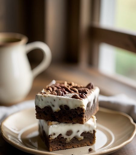 Chocolate Chip Pecan Squares recipe image