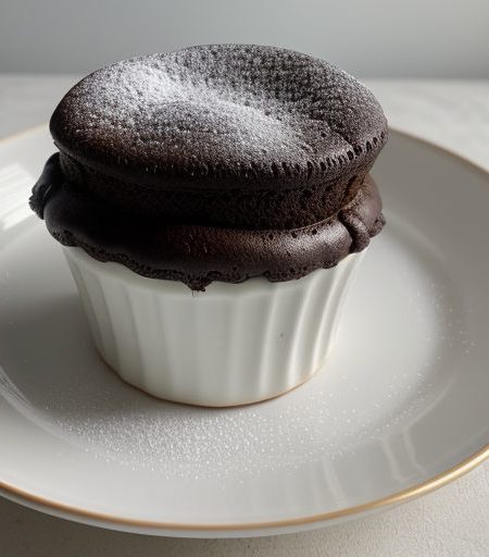 Chocolate Chippy Crunch Souffle recipe image