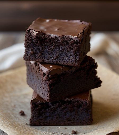 Chocolate-Chocolate Brownies recipe image