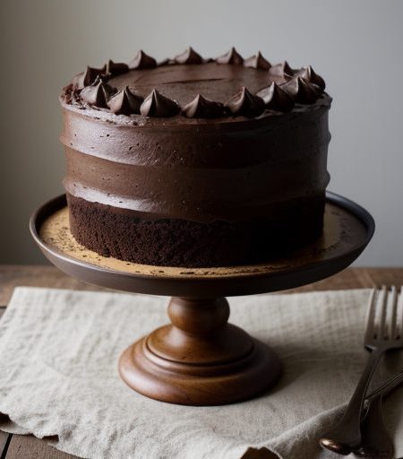 Chocolate Chocolate Chip Cake (Plain Jane recipe image