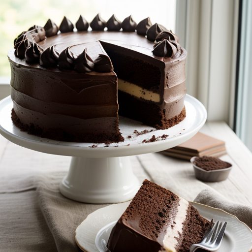 Chocolate Chocolate Chip Cake (Plain Jane recipe image