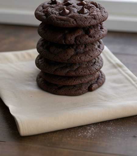 Chocolate Chocolate Chip Cookies recipe image