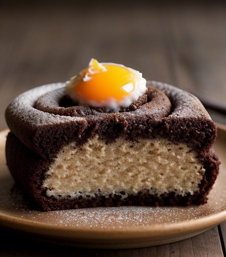 Chocolate-Cinnamon Cake Roll recipe image