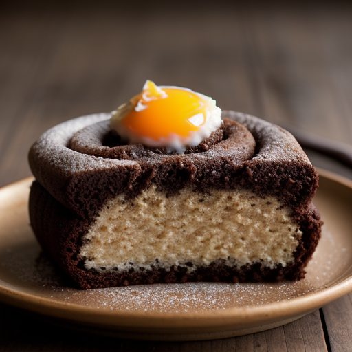 Chocolate-Cinnamon Cake Roll recipe image
