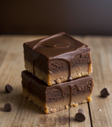 Chocolate Coffee Toffee Squares recipe image