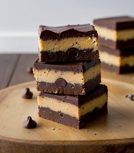 Chocolate Cookie Squares recipe image