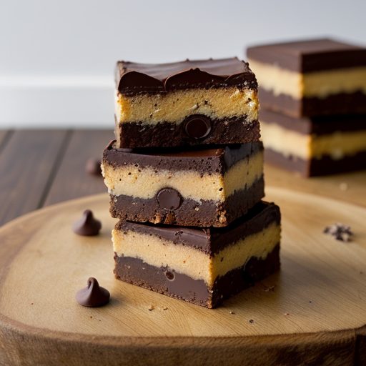 Chocolate Cookie Squares recipe image