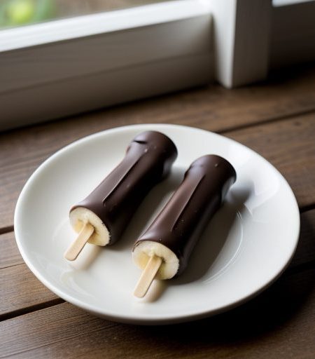 Chocolate-Covered Banana Pops recipe image