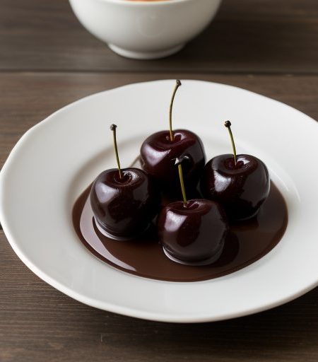 Chocolate Covered Candied Cherries recipe image