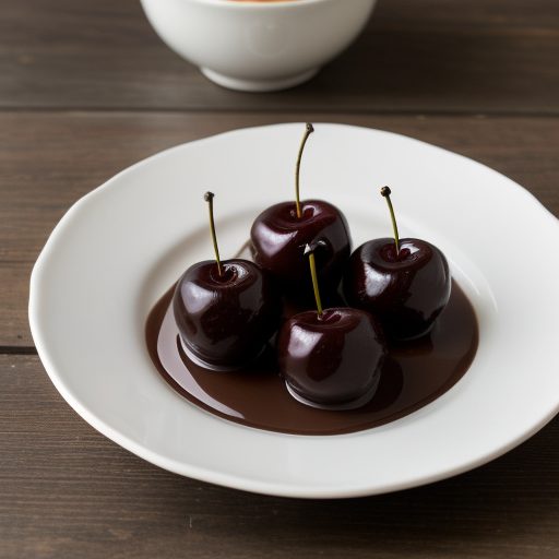 Chocolate Covered Candied Cherries recipe image