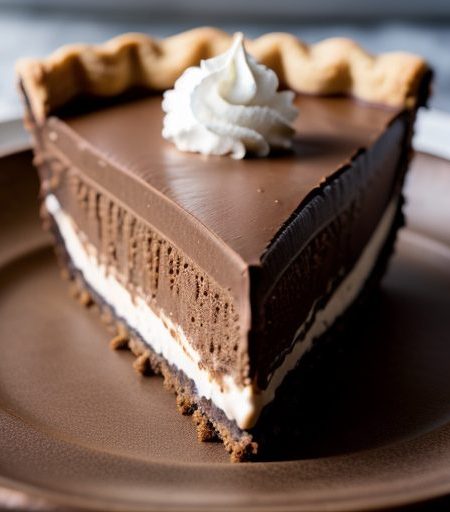 Chocolate Covered Peanut Butter Pie recipe image