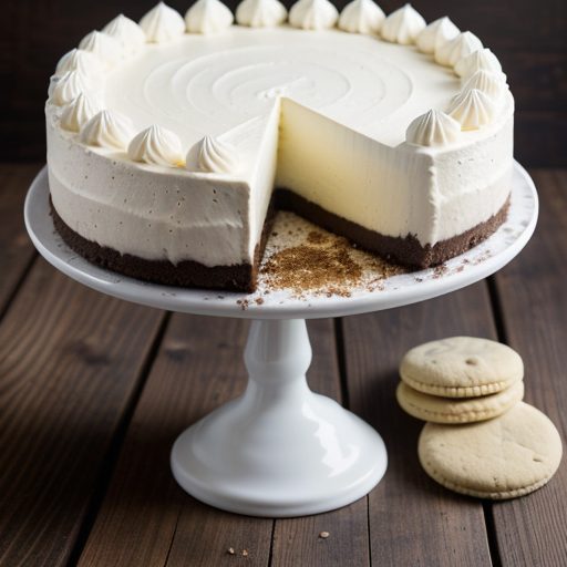 Chocolate Covered White Chocolate Cheesecake recipe image