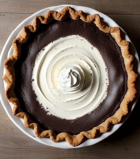 Chocolate Cream Cheese Pie recipe image