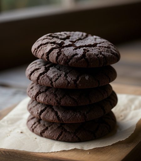 Chocolate Crinkle Cookies (1 recipe image