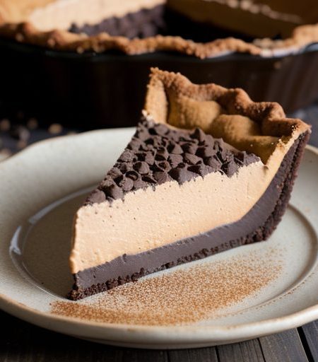 Chocolate Crusted Peanut Butter Pie recipe image